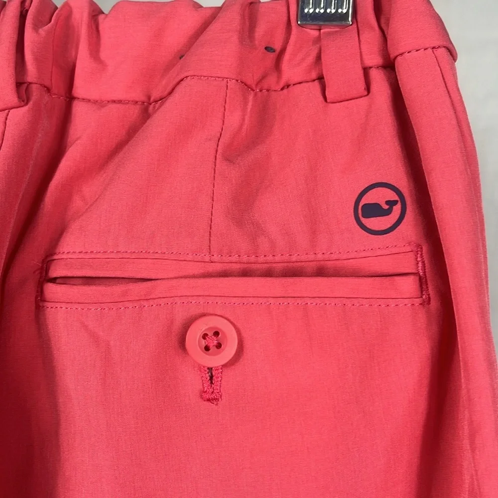 Vineyard Vines Boy’s Breaker Performance Pants‎ in Sailor Red (more of a pink).